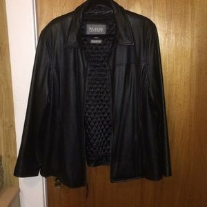 2X Wilsons Leather coat  (black ultra insulation)